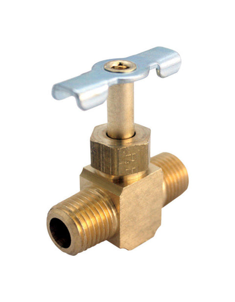 JMF Company 1/8 in. 1/8 in. Brass Needle Valve (Pack of 5)