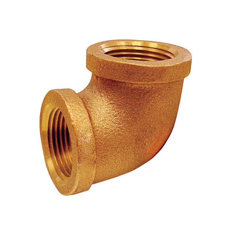 JMF Company 3/8 in. FPT X 3/8 in. D FPT Red Brass 90 Degree Elbow (Pack of 5)