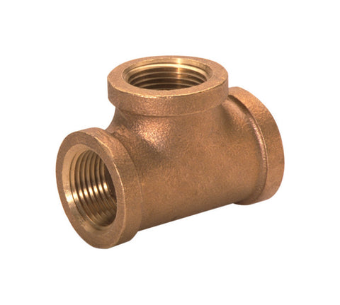 JMF Company 3/8 in. FPT X 3/8 in. D FPT Red Brass Tee (Pack of 5)