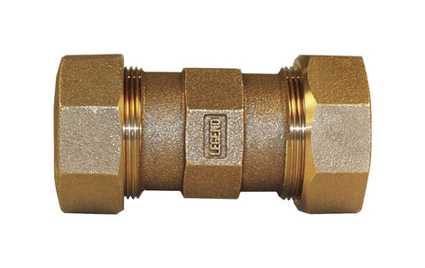 Legend Valve 3/4 in. Compression Pattern X 3/4 in. D Compression Bronze Coupling