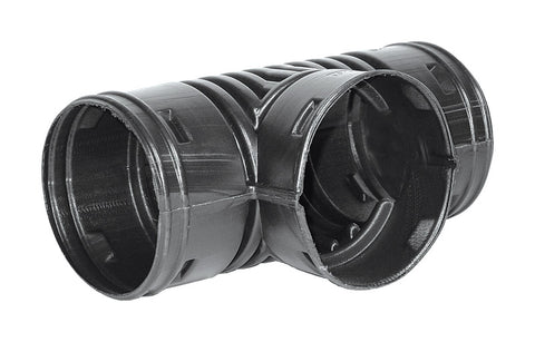 Advanced Drainage Systems Schedule 40 6 in. Snap X 6 in. D Snap Polyethylene Blind Tee 1 pk