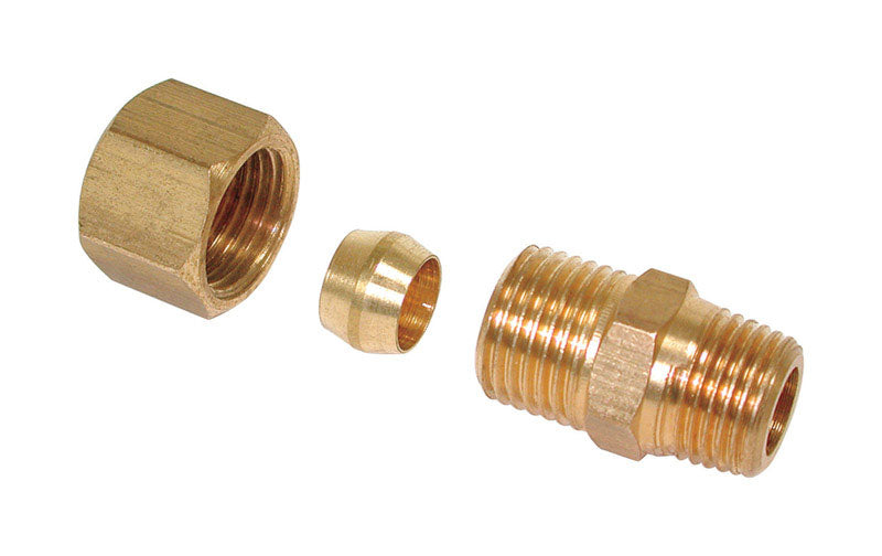 Dial 1/4 in. H X 1/8 in. W Brass Coupling Union