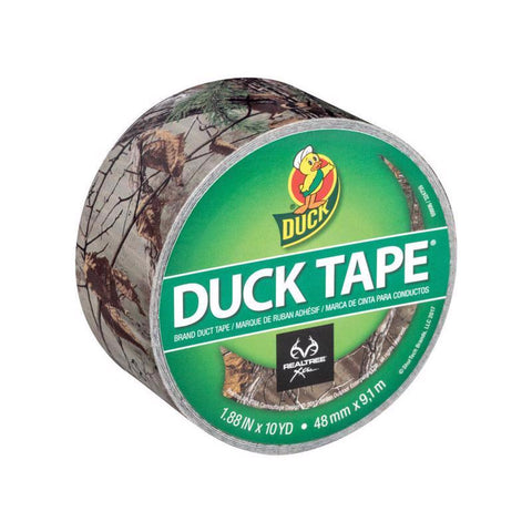 Cinta de embalaje Duck de 1,88 pulg. de ancho × 10 yd de largo, multicolor con camuflaje