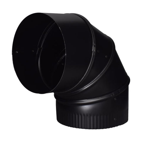 Imperial 6 in. D X 6 in. L Steel Stove Pipe Elbow (Pack of 4)