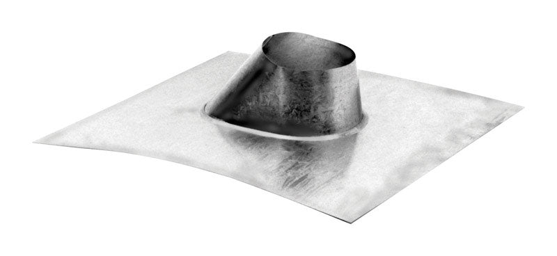 DuraVent 4 in. W X 4 in. L Steel Pelvent Roof Flashing Silver (Pack of 2)