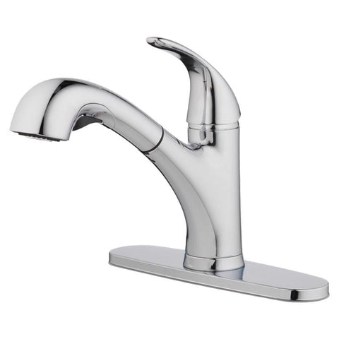 Oakbrook Collection Pacifica One Handle Chrome Pull-Out Kitchen Faucet