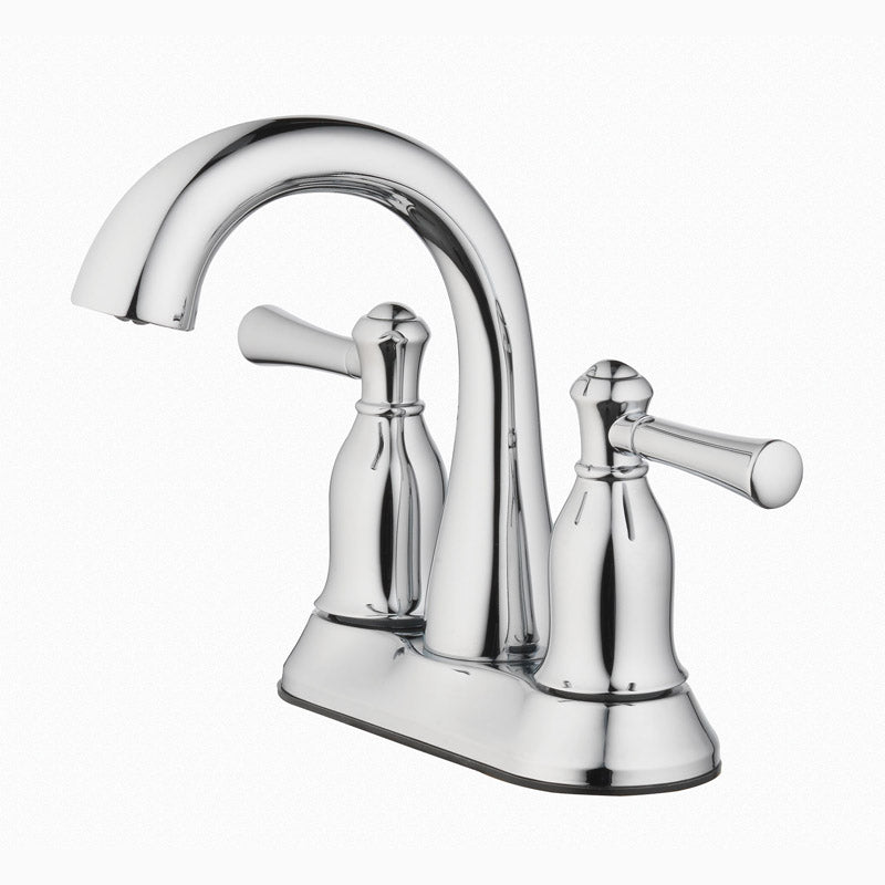 Oakbrook Collection Verona Chrome Modern Two-Handle Bathroom Sink Faucet 4 in.