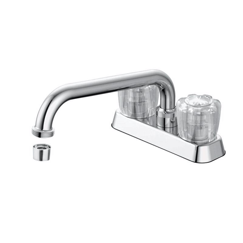 Oakbrook Collection Chrome Coastal Two-Handle Bathroom Sink Faucet 4 in.