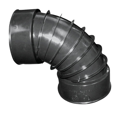 Advanced Drainage Systems 3 in. Snap X 3 in. D Snap Polyethylene 7 in. 90 Degree Elbow 1 pk