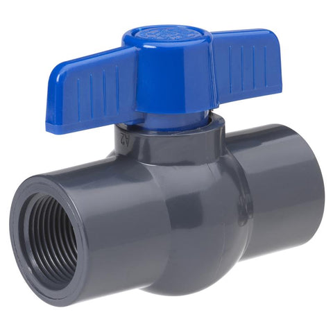 Homewerks 1 in. PVC FIP Ball Valve Full Port T-Handle For Potable Water