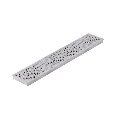 NDS Spee-D 24 in. Gray Rectangle Polyolefin Channel Grate