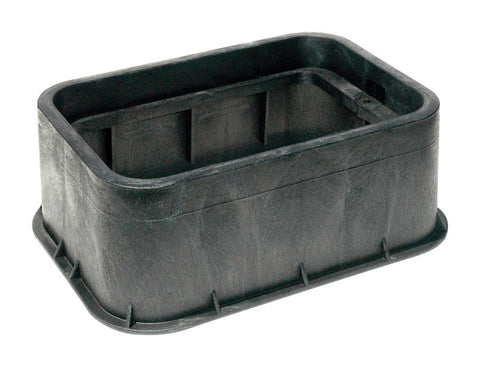 NDS 19 in. W X 14 in. D X 6 in. H Rectangular Valve Box Extension Black
