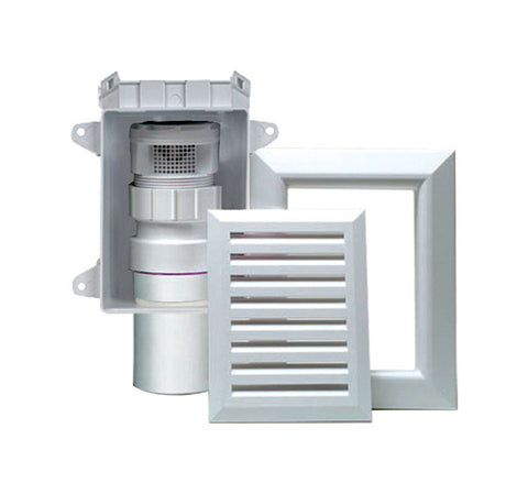 Sioux Chief TurboVent 1-1/2 in. HUB in. X 2 in. Plastic Air Admittance Valve
