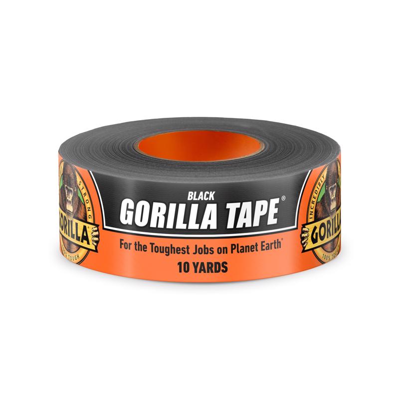 Gorilla 1.88 in. W X 10 yd L Black Duct Tape