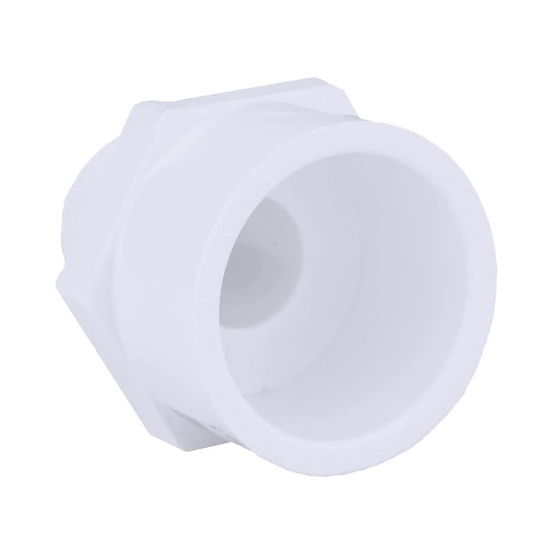 Charlotte Pipe Schedule 40 1/2 in. MPT X 3/4 in. D Slip PVC Pipe Adapter 1 pk (Pack of 25)