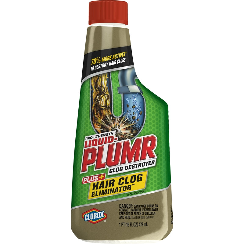 Liquid-Plumr Gel Clog Remover 16 oz (Pack of 6)