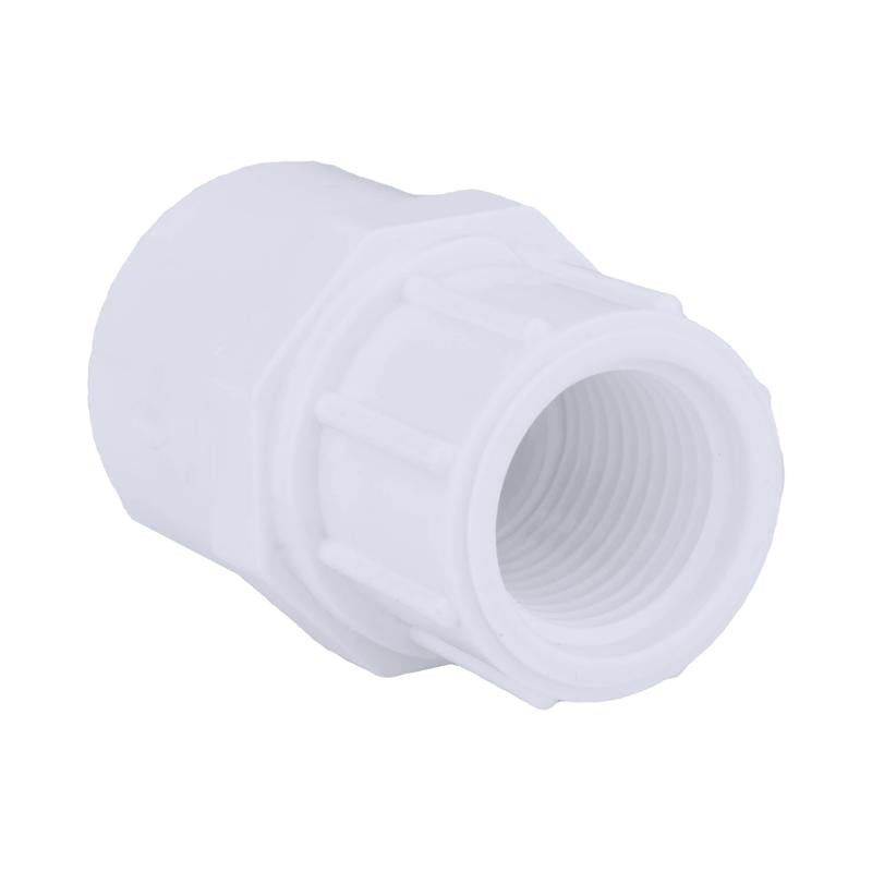 Charlotte Pipe Schedule 40 3/4 in. Slip X 1/2 in. D FPT PVC Pipe Adapter 1 pk (Pack of 25)