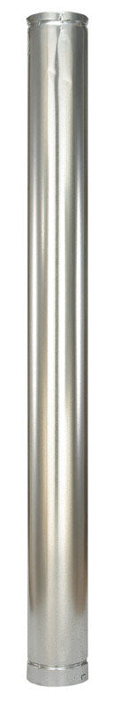 Selkirk 5 in. D X 60 in. L Aluminum Round Gas Vent Pipe (Pack of 2)