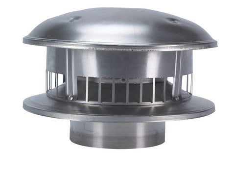 Selkirk 5 in. D Aluminum Stove Pipe Metalbestos Top (Pack of 6)