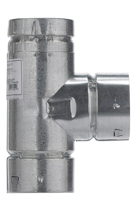 Selkirk 3 in. X 3 in. X 3 in. Aluminum/Galvanized Steel Standard Gas Vent Tee (Pack of 2)