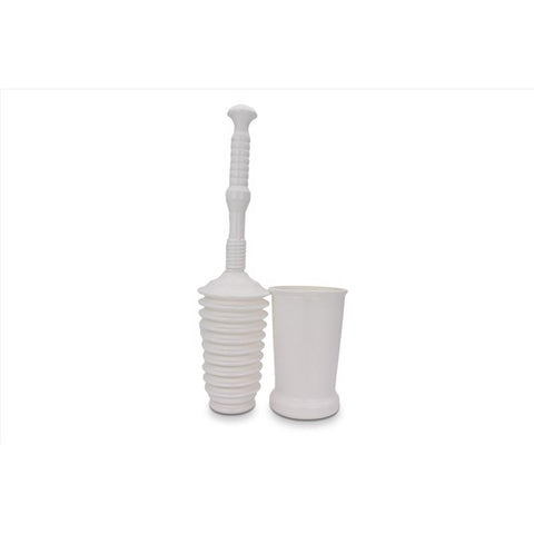 GT Water Products Master Plunger Toilet Plunger with Holder 18-1/2 in. L X 3 in. D