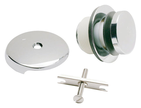 Plumb Pak Foot Lok Stop Lift N Turn Bath Drain Trim Kit Metal
