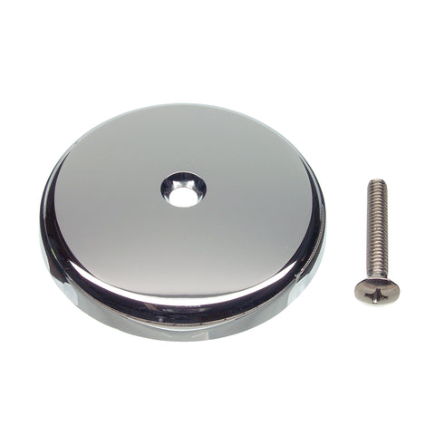 Danco 2 in. D X 0.75 in. L Plastic Overflow Faceplate