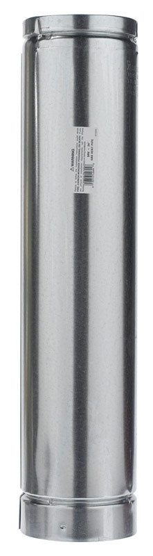Selkirk 5 in. D X 24 in. L Aluminum Round Gas Vent Pipe (Pack of 2)