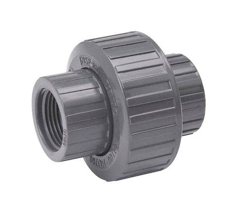 B&K ProLine Schedule 80 1/2 in. FPT each X 1/2 in. D Threaded PVC Union 1 pk