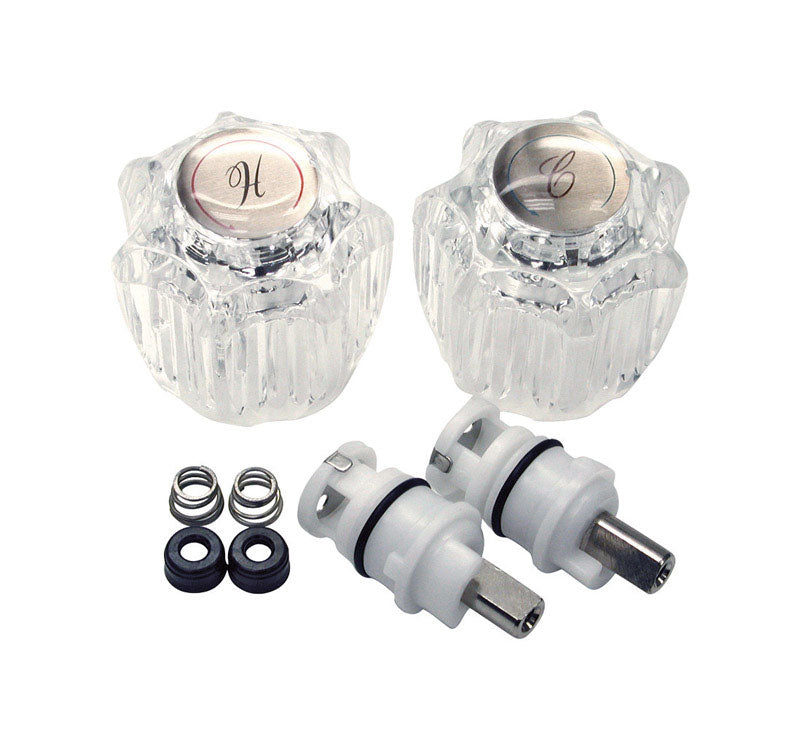 Kit de embellecedor de reconstrucción Danco For Delta Clear para grifos de fregadero, bañera y ducha