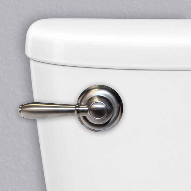 Korky StrongARM Faucet Style, Brushed Nickel Flush Handle