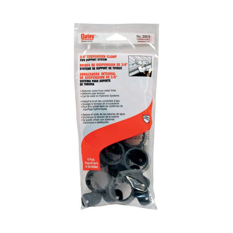 Oatey 3/4 in. Gray Polypropylene Suspension Pipe Clamps