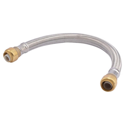 SharkBite 3/4 in. PTC X 3/4 in. D PTC 18 in. Stainless Steel Supply Line