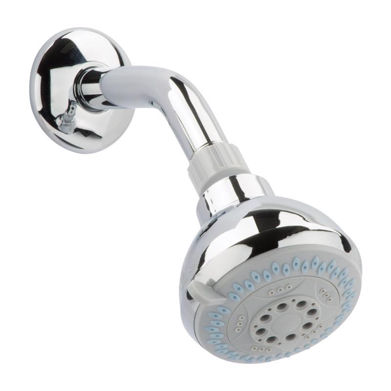 Oakbrook Collection Chrome PVC 3 settings Wallmount Showerhead 1.8 gpm