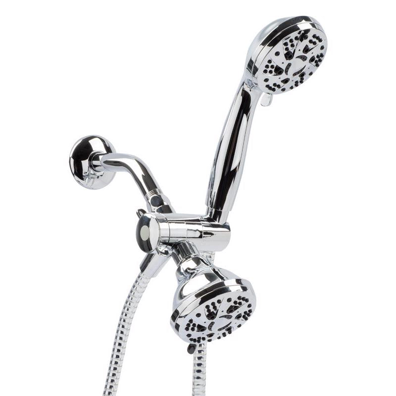 Oakbrook Collection Chrome PVC 5 settings Showerhead Combo 1.8 gpm