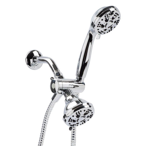 Oakbrook Collection Chrome PVC 5 settings Showerhead Combo 1.8 gpm