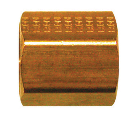 JMF Company 5/16 in. Flare X 5/16 in. D Flare Yellow Brass Inverted Union (Pack of 5)