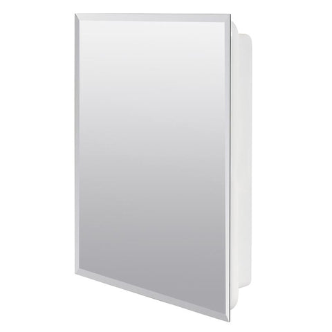 Zenna Home 20 in. H X 16 in. W X 3.75 in. D Rectangle Medicine Cabinet/Mirror