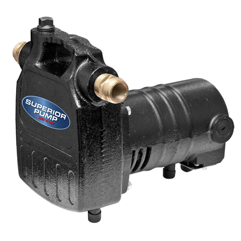 Superior Pump 1/2 HP 1500 gph Cast Iron Switchless Switch AC Transfer Pump Kit