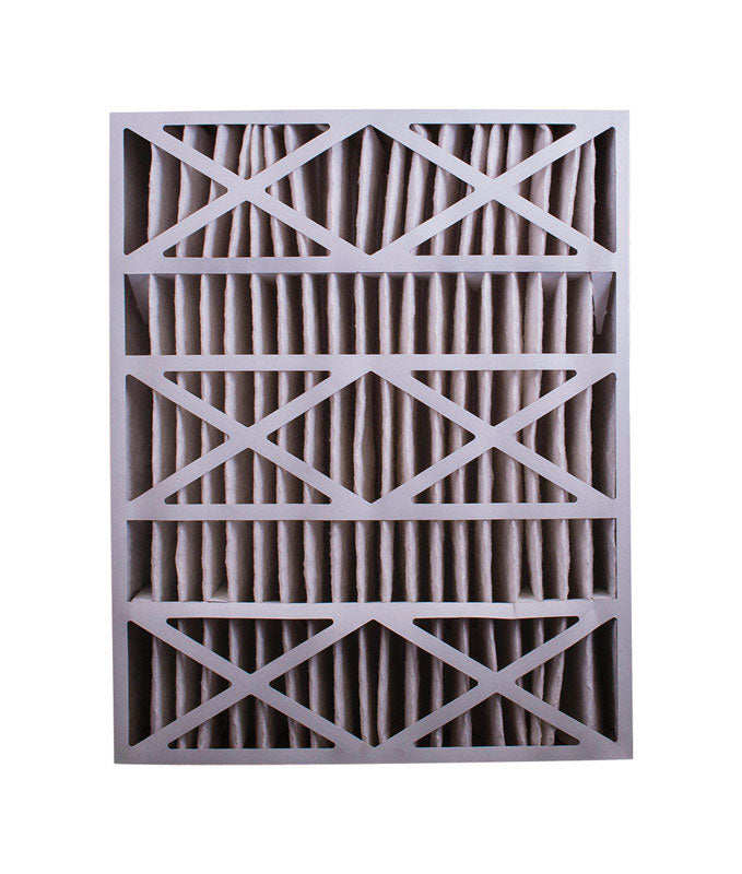 BestAir 20 in. W X 25 in. H X 2 in. 8 MERV Pleated Air Filter 1 pk (Pack of 6)