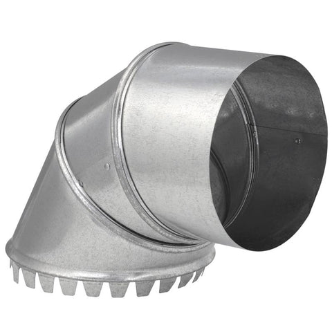 Imperial 6 in. D Galvanized Steel Stove Pipe Top Take-Off (Pack of 6)
