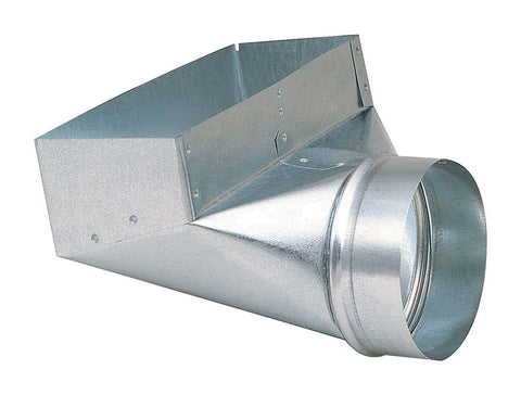 Imperial 10 in. H X 6 in. W Silver Galvanized Steel Register Boot (Pack of 6)