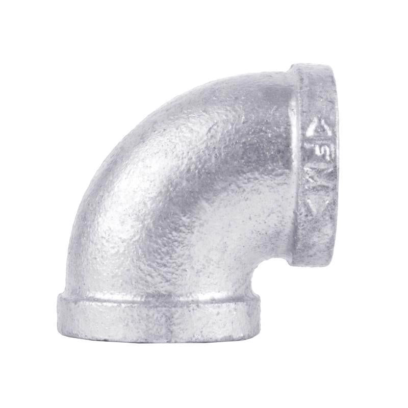 STZ Industries 1/2 in. FIP each X 1/2 in. D FIP Galvanized Malleable Iron 90 Degree Elbow (Pack of 5)