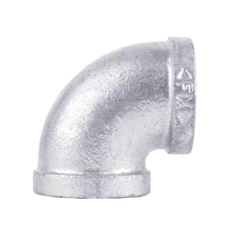 STZ Industries 1/2 in. FIP each X 1/2 in. D FIP Galvanized Malleable Iron 90 Degree Elbow (Pack of 5)