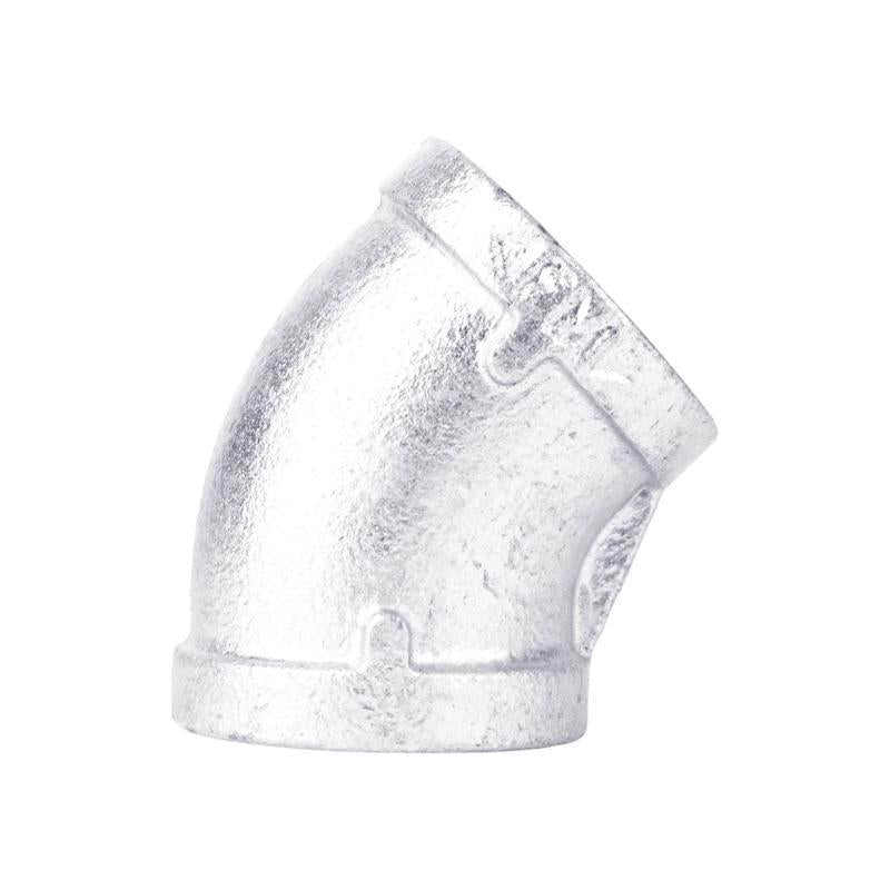 STZ Industries 1/2 in. FIP each X 1/2 in. D FIP Galvanized Malleable Iron 45 Degree Elbow (Pack of 5)