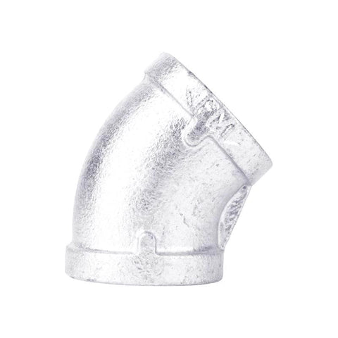STZ Industries 3/4 in. FIP each X 3/4 in. D FIP Galvanized Malleable Iron 45 Degree Elbow (Pack of 5)