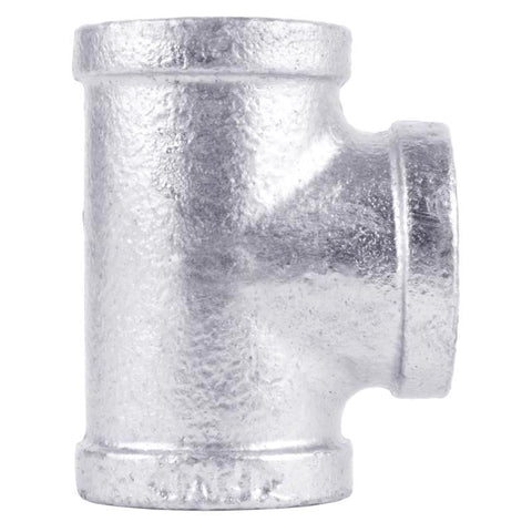 STZ Industries 1/4 in. FIP each X 1/4 in. D FIP 1/4 in. D FIP Galvanized Malleable Iron Tee (Pack of 5)