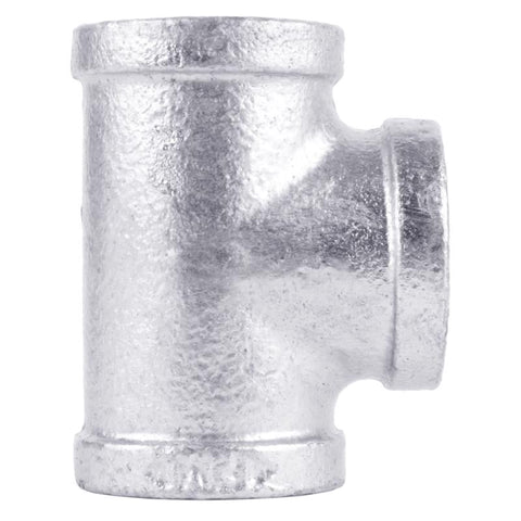 STZ Industries 3/8 in. FIP each X 3/8 in. D FIP 3/8 in. D FIP Galvanized Malleable Iron Tee (Pack of 5)