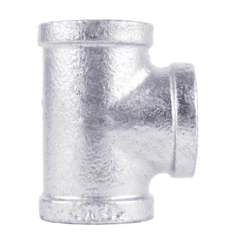 STZ Industries 3/4 in. FIP each X 3/4 in. D FIP 3/4 in. D FIP Galvanized Malleable Iron Tee (Pack of 5)