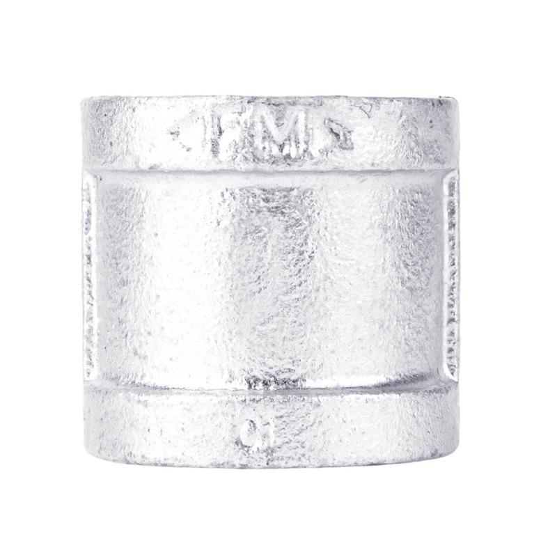 Acoplamiento de hierro maleable galvanizado STZ Industries de 1-1/4 pulg. FIP cada uno x 1-1/4 pulg. D FIP